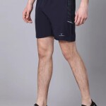 Laser Cut Men's Running Shorts with Zip Pockets